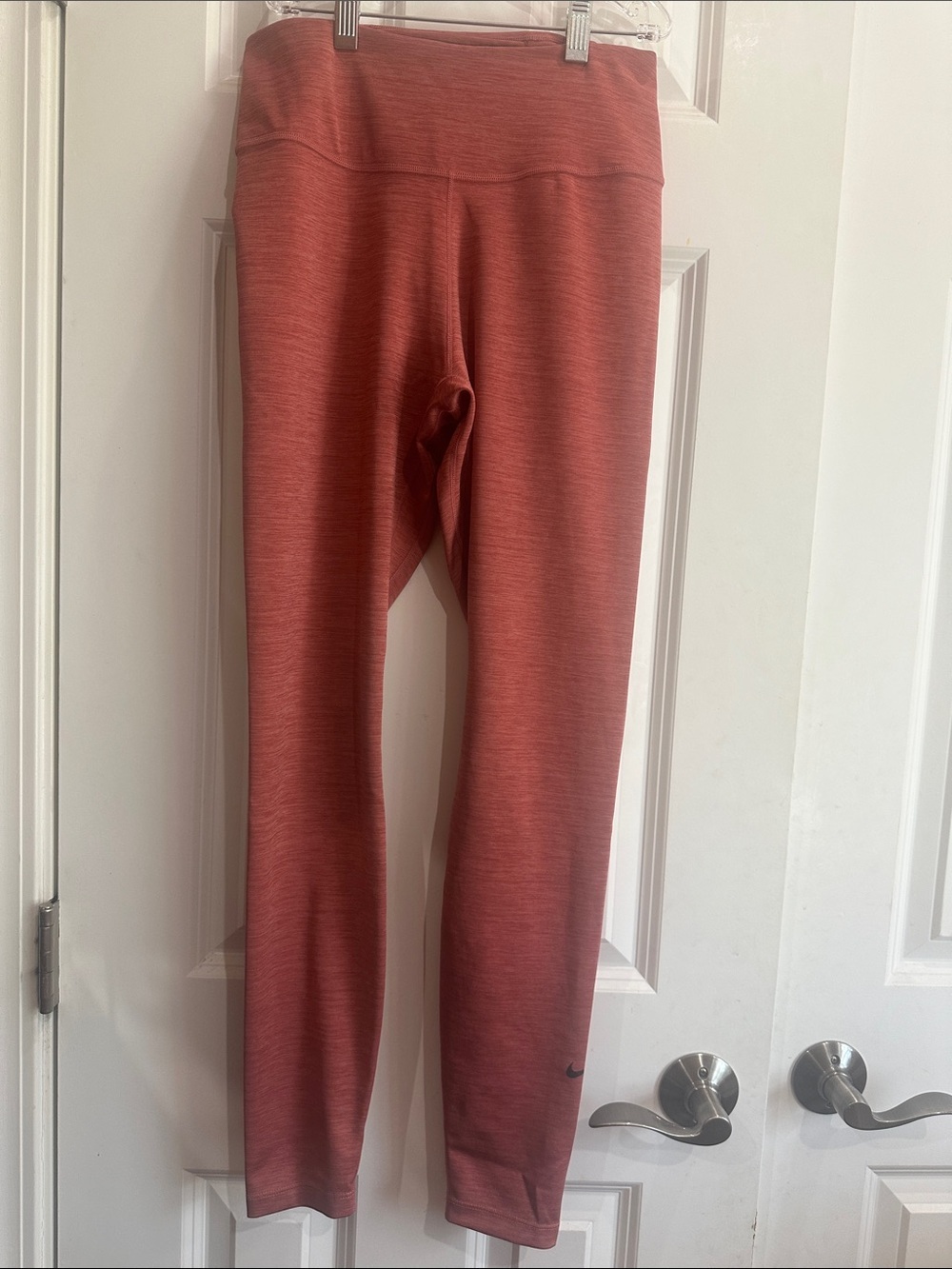 NWOT Nike Girls Rust Heather High-Waist Leggings size M